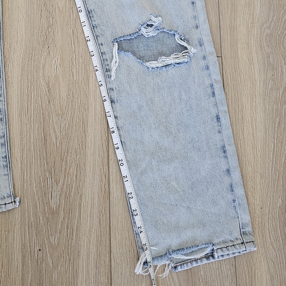 Pistola Charlie high rise straight jeans light wash Granada size 26 - Picture 11 of 15